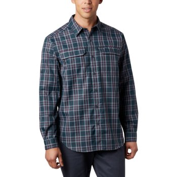 Columbia Overhemd Heren, Silver Ridge 2.0 Plaid Long Sleeve Grijs, 54UBGVICA